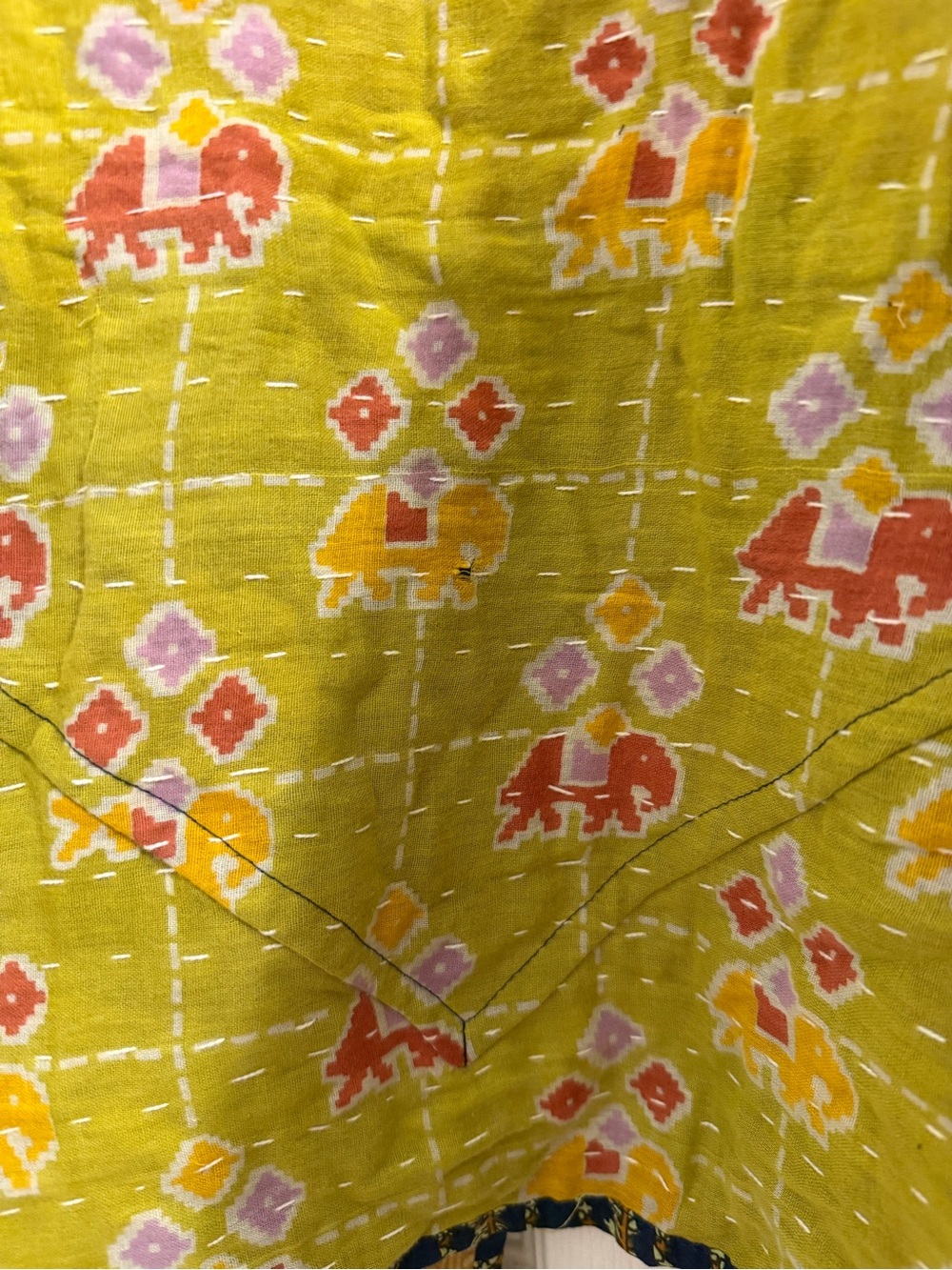 Cropped Reversible Kantha Jacket - Picture 9 of 9